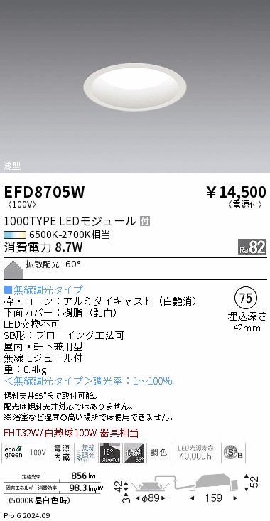 EFD8705W