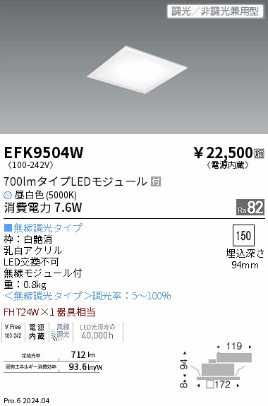EFK9504W