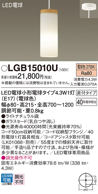 LGB15010U
