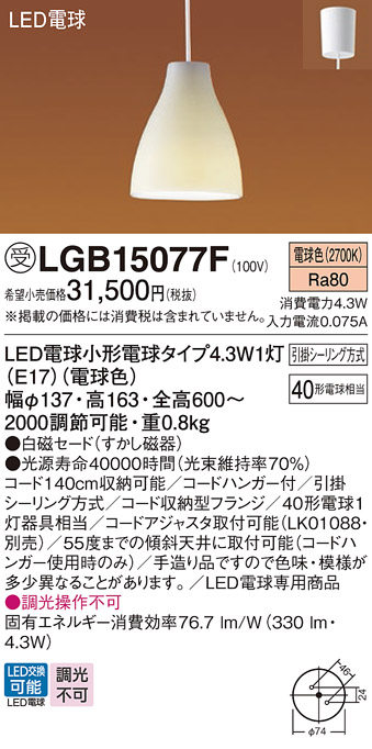 LGB15077F