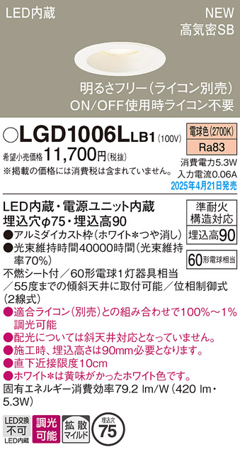 LGD1006LLB1