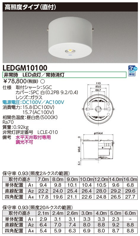 LEDGM10100
